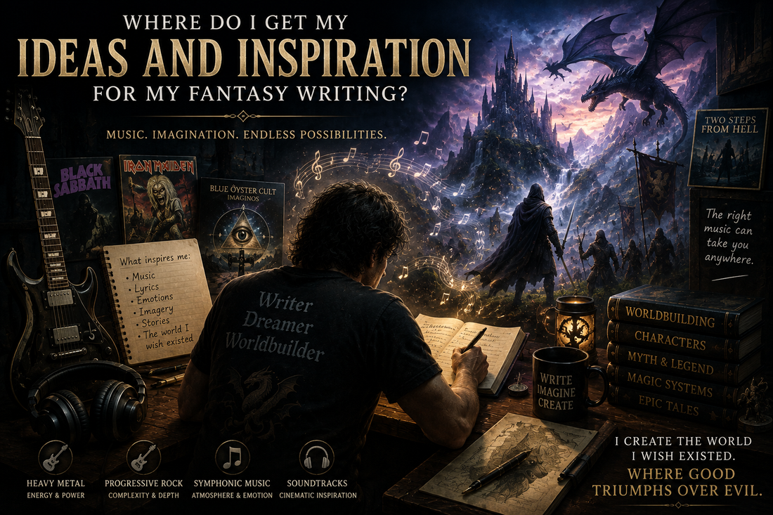 Where do I get my ideas and inspiration for my fantasy writing?